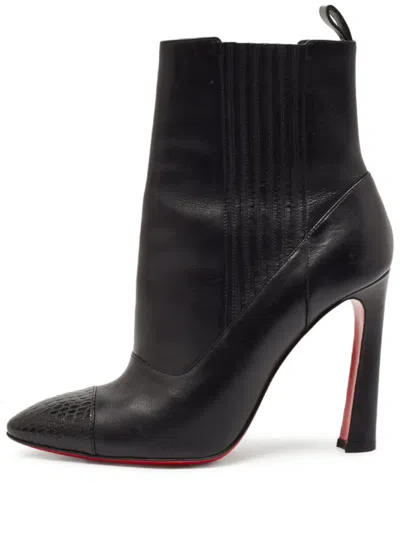 Pre-owned Christian Louboutin 110mm Me In The 90s Ankle Boots