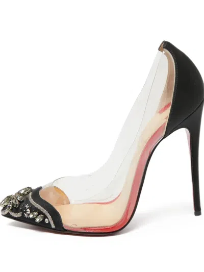 Pre-owned Christian Louboutin 115mm Bollywood Boulevard Embellished Pumps
