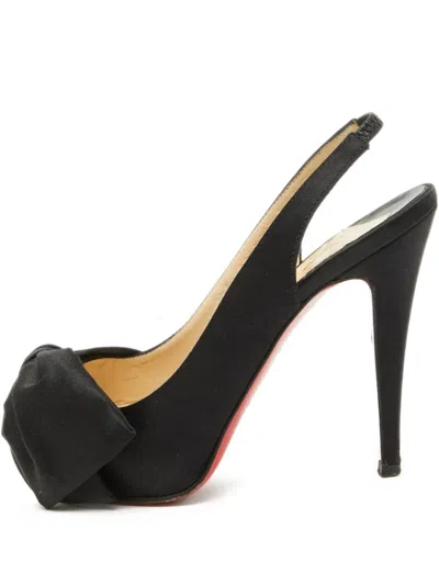 Pre-owned Christian Louboutin 115mm Leather Heeled Pumps