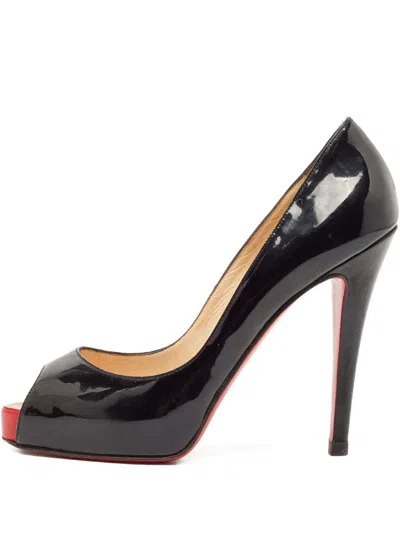 Pre-owned Christian Louboutin 115mm Leather Heeled Pumps