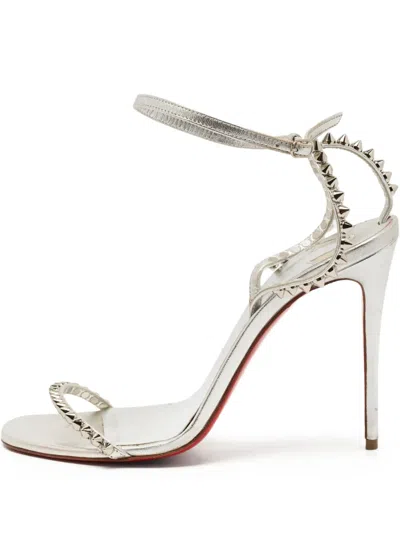 Pre-owned Christian Louboutin 115mm So Me Stiletto Sandals