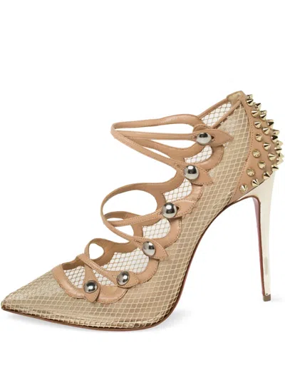 Pre-owned Christian Louboutin 115mm Spikes Pumps