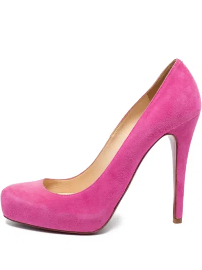 Pre-owned Christian Louboutin 120mm Elisa Pumps In Pink