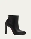 Christian Louboutin Fannylove 120 Leather Ankle Boots In Black