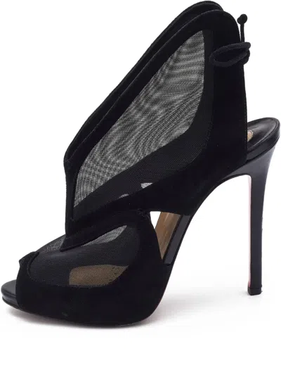 Pre-owned Christian Louboutin 120mm Farfamesh Pumps