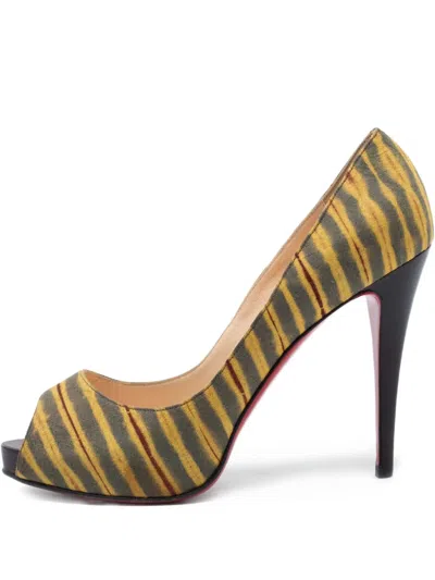 Pre-owned Christian Louboutin 120mm Leather Heeled Pumps