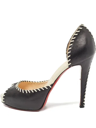 Pre-owned Christian Louboutin 120mm Leather Heeled Pumps
