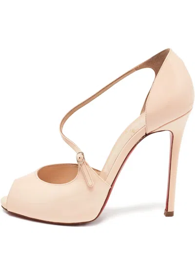 Pre-owned Christian Louboutin 120mm Leather Sandals