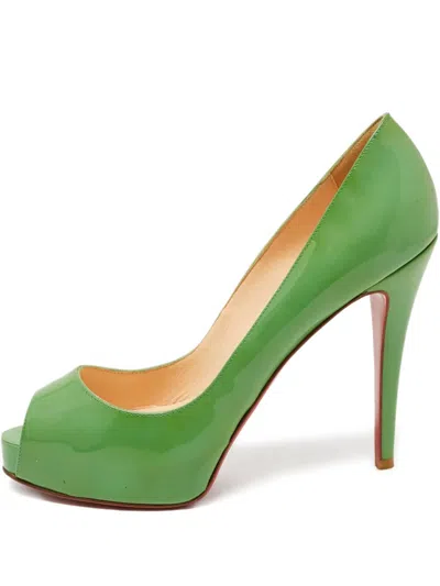 Pre-owned Christian Louboutin 120mm New Very Prive Pumps