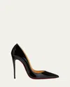 Christian Louboutin 120mm So Kate Patent Pointed-toe Pumps In Black