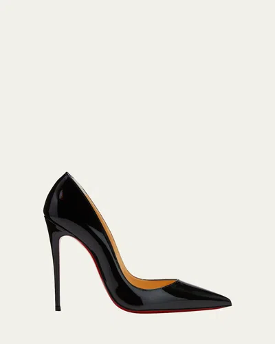 Christian Louboutin 120mm So Kate Patent Pointed-toe Pumps In Black