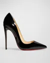 Christian Louboutin 120mm So Kate Patent Pointed-toe Pumps In Black