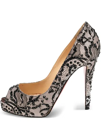 Pre-owned Christian Louboutin 120mm Very Prive Heeled Pumps