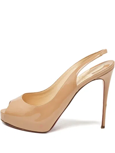 Pre-owned Christian Louboutin 125mm Leather Heeled Pumps