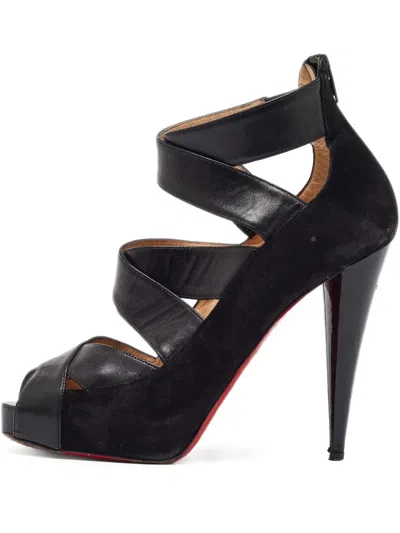Pre-owned Christian Louboutin 125mm Leather Sandals