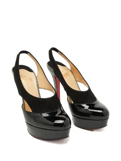 Pre-owned Christian Louboutin 125mm Platform Heeled Pumps