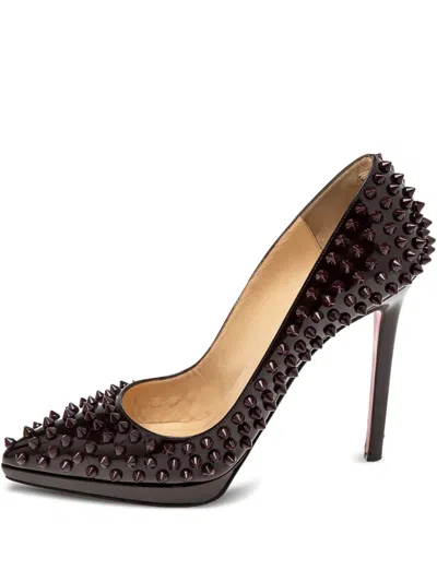 Pre-owned Christian Louboutin 130mm Pigalle Plato Pumps