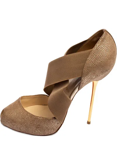 Pre-owned Christian Louboutin 140mm Dorcet Heeled Pumps