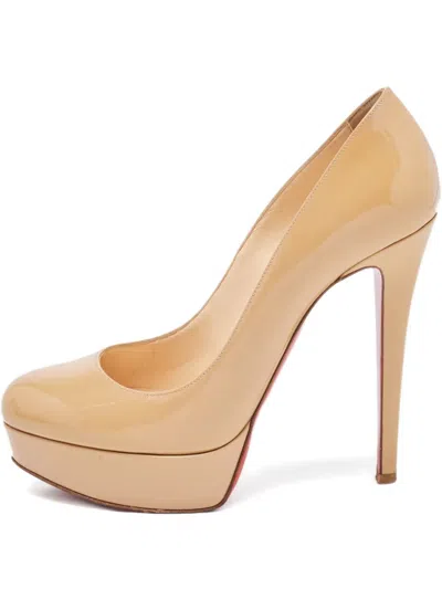 Pre-owned Christian Louboutin Patent Leather Platform Pumps