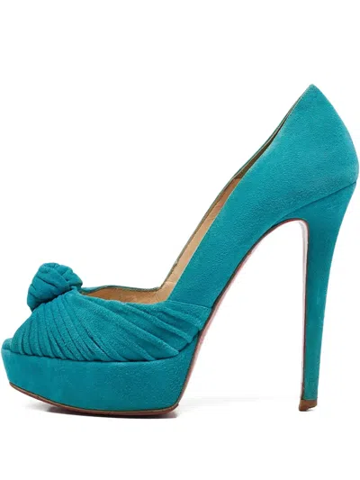 Pre-owned Christian Louboutin 145mm Jenny Sandals