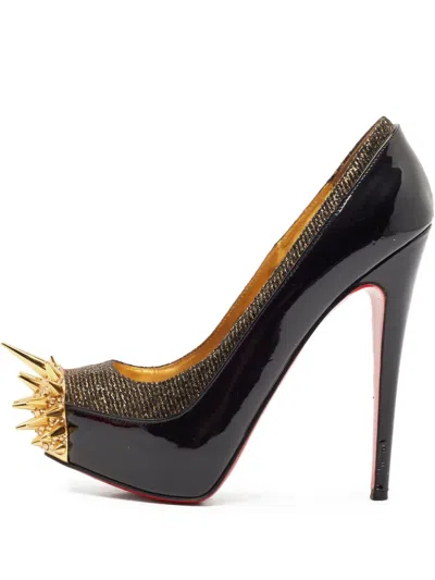 Pre-owned Christian Louboutin 145mm Lady Asteroid Pumps