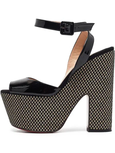 Pre-owned Christian Louboutin 145mm Leather Heeled Sandals