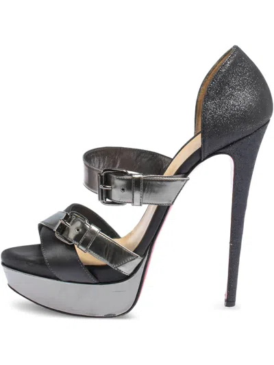 Pre-owned Christian Louboutin 150mm Leather Heeled Sandals