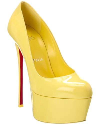 Christian Louboutin 152 Patent Pump In Yellow