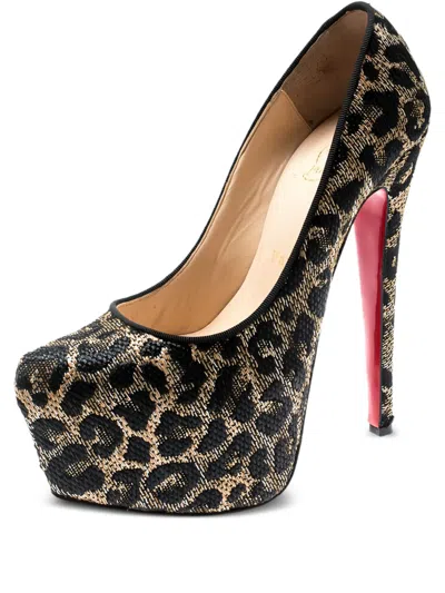 Pre-owned Christian Louboutin 155mm Daffodile Pumps