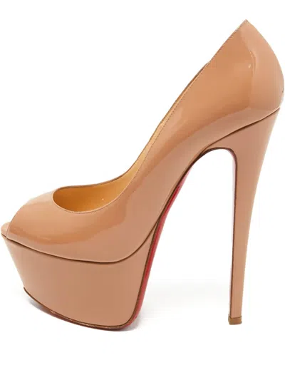 Pre-owned Christian Louboutin 155mm Jamie Pumps