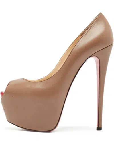 Pre-owned Christian Louboutin 160mm Leather Pumps
