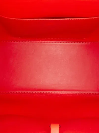 Pre-owned Christian Louboutin 2020-2025 Large Croc Embossed Calfskin Spike Cabarock Tote Bag In Black