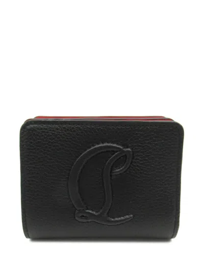 Pre-owned Christian Louboutin 2020s By My Side Leather Wallet In Black