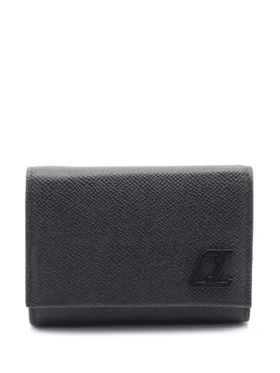 Pre-owned Christian Louboutin 2020s Groovy Wallet In Black