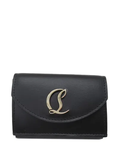 Pre-owned Christian Louboutin 2020s Leather Wallet In Black