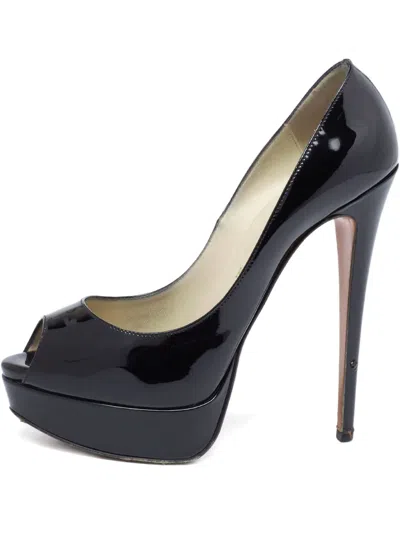 Pre-owned Christian Louboutin 2024 145mm Lady Peep Pumps
