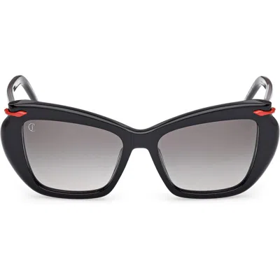 Christian Louboutin 53mm Geometric Sunglasses In Animal Print