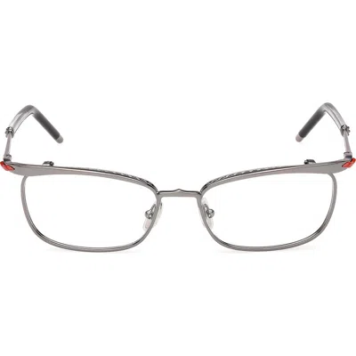 Christian Louboutin 54mm Oval Optical Glasses In Gray