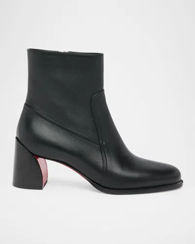 Christian Louboutin 55mm Ira Leather Ankle Boots In Black