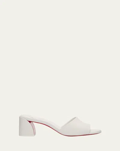 CHRISTIAN LOUBOUTIN 55MM JANE LEATHER MULE SANDALS