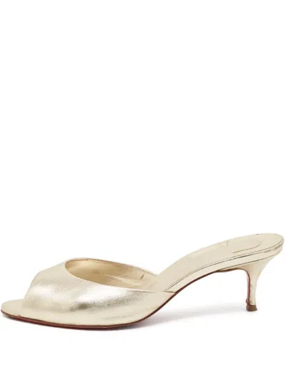 Pre-owned Christian Louboutin 60mm Leather Sandals