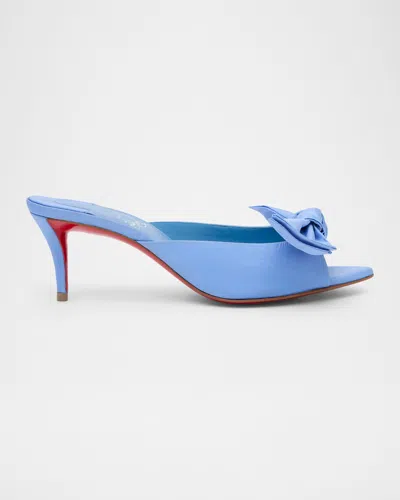 CHRISTIAN LOUBOUTIN 60MM MULAZEE TAFFETA MULE PUMPS