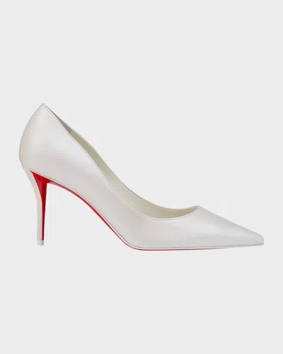 Christian Louboutin 80mm Miss Z Nappa Leather Red Sole Pointed-toe Pumps In Multi