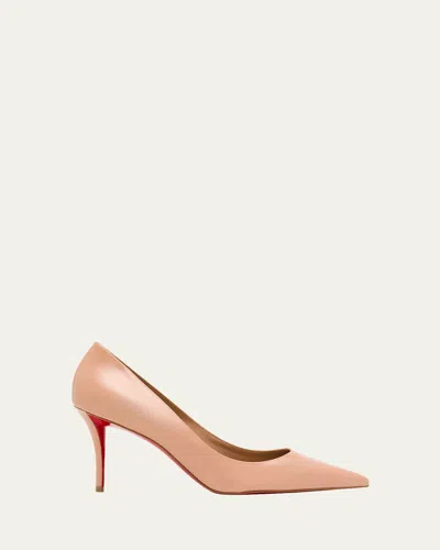 Christian Louboutin 80mm Miss Z Patent Pumps In Brown