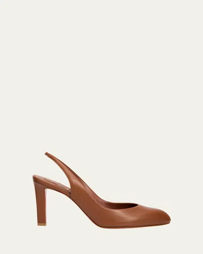 Christian Louboutin 85mm Fannylove Leather Slingback Pumps In Multi