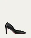 Christian Louboutin 85mm Fannylove Nappa Leather Pumps In Black
