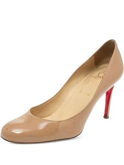 Pre-owned Christian Louboutin 85mm Fifi Leather Pumps