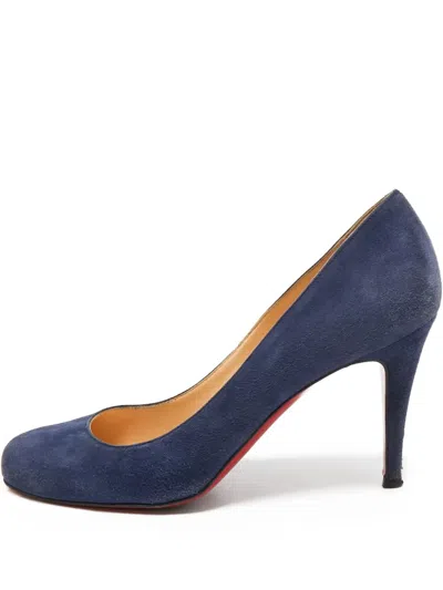 Pre-owned Christian Louboutin 85mm Suede Pumps