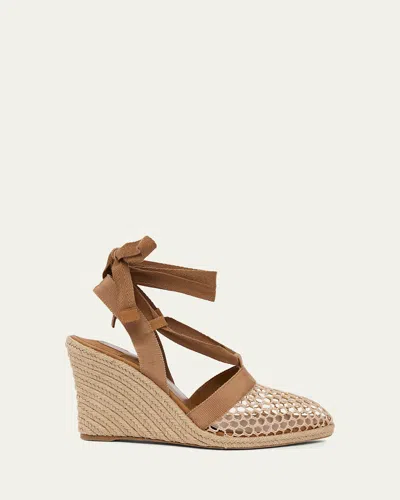 Christian Louboutin 85mm Toleda Espadrille Wedge Sandals In Multi