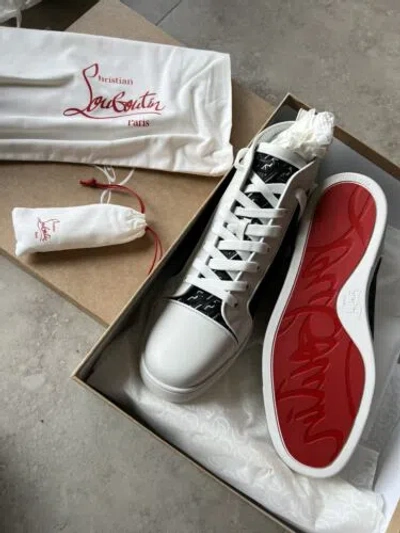 Pre-owned Christian Louboutin $995 Hi-top Sneakers Shoes Trainers 43 - 10 Sku005 In Multicolor
